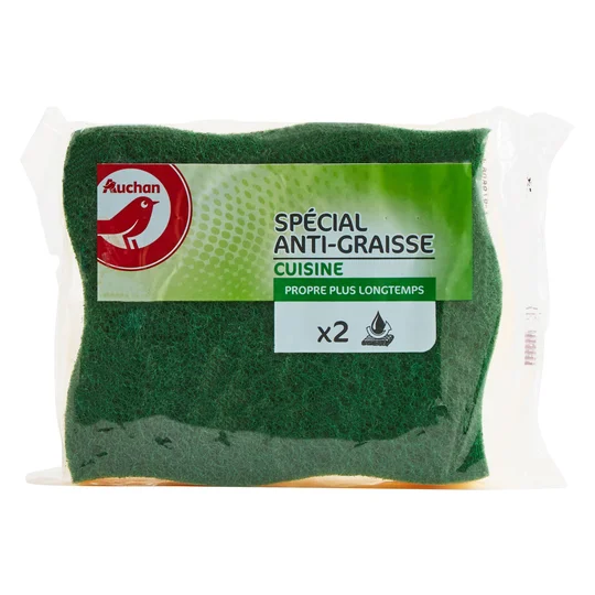 Eponges grattantes anti- graisse