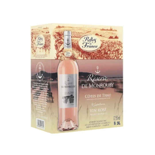 Vin Rosé Languedoc Roussillon IGP Pays d'Oc Réserve de Monrouby " "