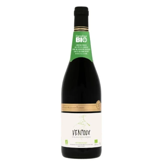 Vin rouge bio AOC ventoux