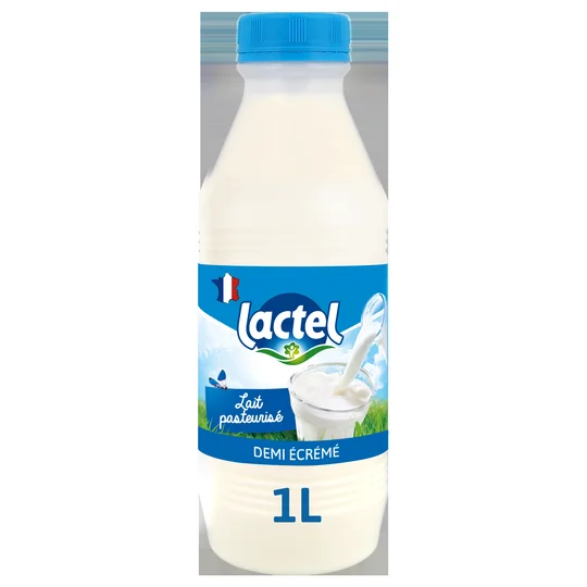 Lait pasteurisé Demi ecremé
