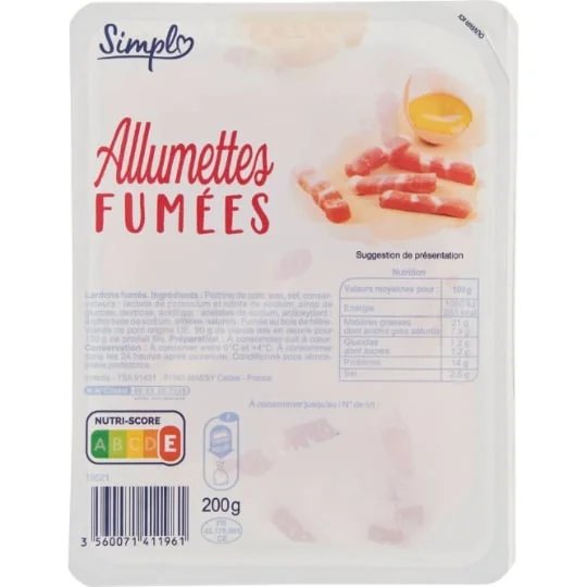 Allumettes fumées