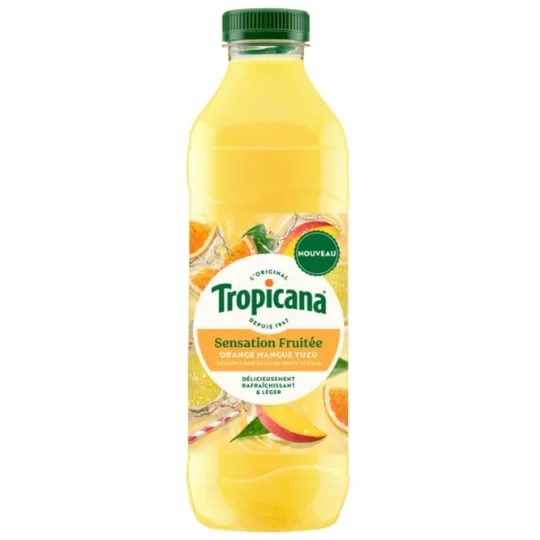 Boisson Fruitée Orange Mangue Saveur Yuzu