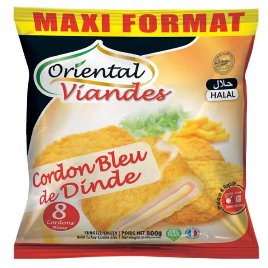 Cordon bleu halal de dinde
