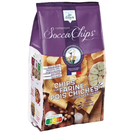 Chips à la farine de pois chiche