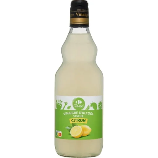 Vinaigre d'alcool saveur citron