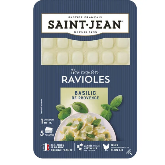 Ravioles basilic