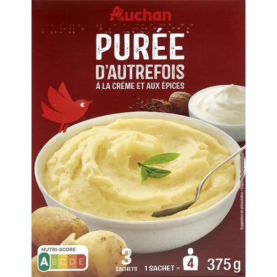 Purée saveurs d'autrefois à la crème et aux épices