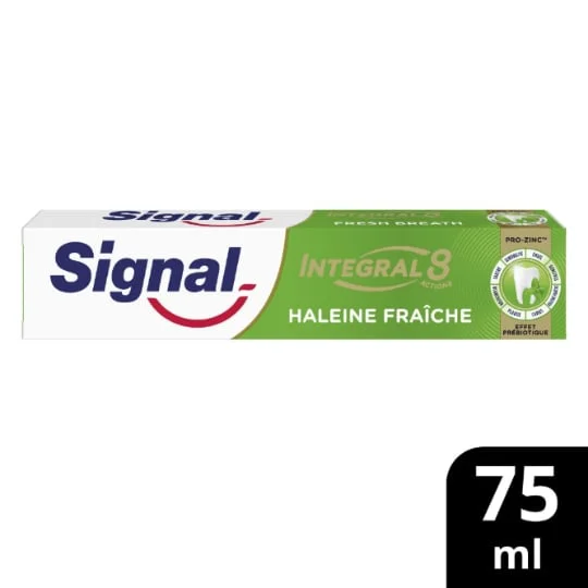 Dentifrice Integral 8 Haleine Fraîche Effet Prébiotique
