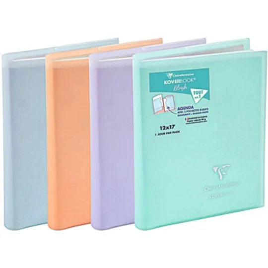 Exacompta Agenda Scolaire koverbook Pastel 18x12.5x2cm