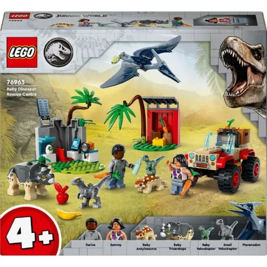 Jurassic World Le Centre de Sauvetage des Bébés Dinosaures 76963