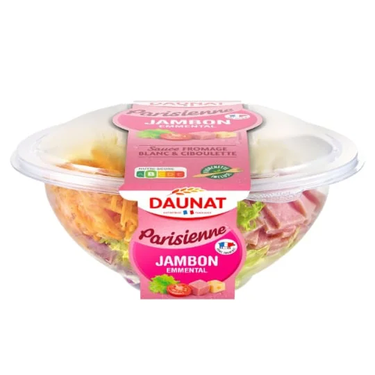 Salade de jambon emmental sauce fromage blanc