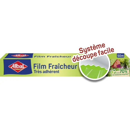 Film fraîcheur très adhérent à découpe facile