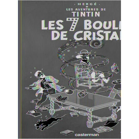 BD Les Aventures de Tintin Tome 13 - Les sept boules de cristal