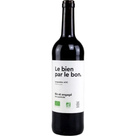 Vin rouge bio Languedoc