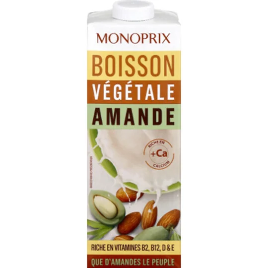 Boisson végétale amande