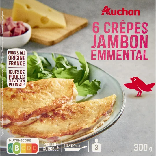Crêpe jambon emmental