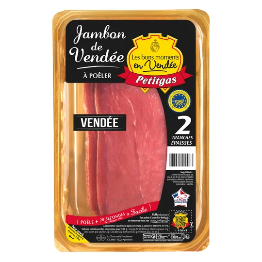 Jambon de Vendée à poêler AOP