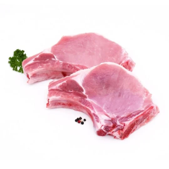 Viande de Porc: côtes première à griller