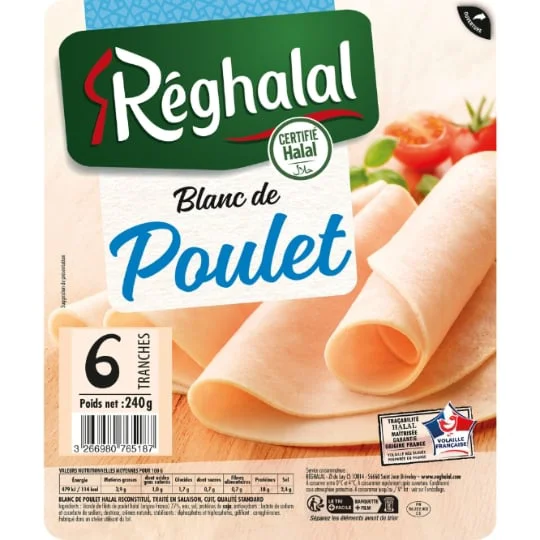 Blanc de poulet Halal