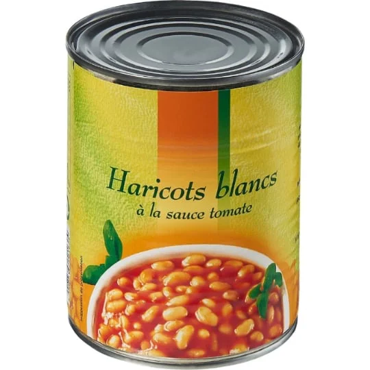Haricots blancs à la sauce tomate