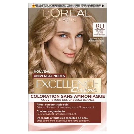 Coloration Cheveux Universal nudes 8 Blond Clair