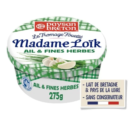 Fromage fouetté Ail fines herbes