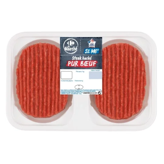 Steaks hachés pur boeuf 5% MG