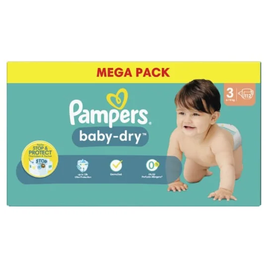 Couches Bébé Baby-Dry Taille 3 - 6Kg-10Kg
