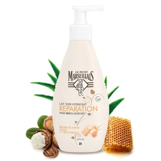 Lait Hydratant karité/aloe/cire abeille