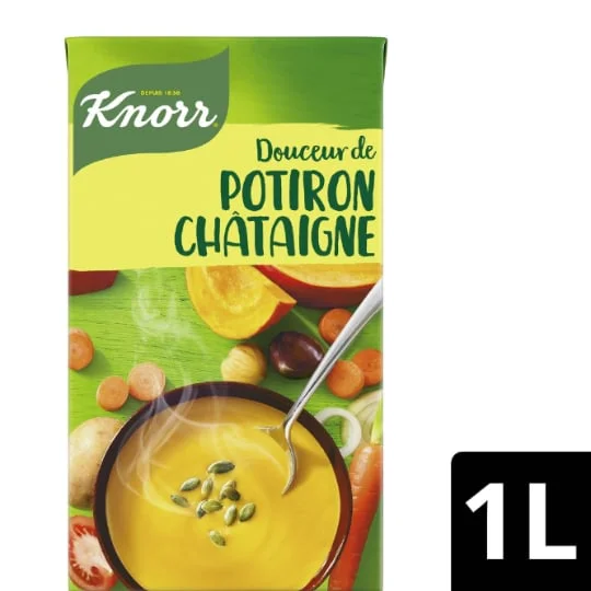 Soupe potiron châtaigne