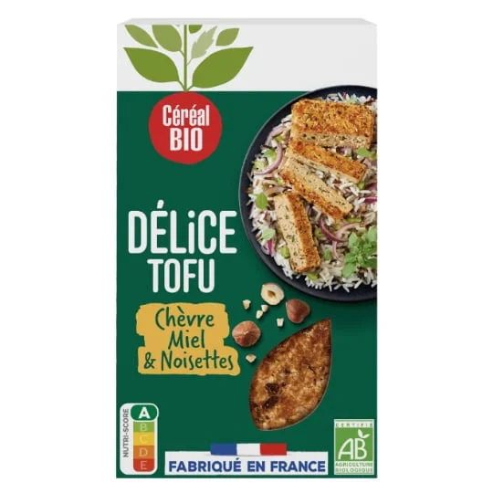 Délice tofu chèvre miel noisettes Bio