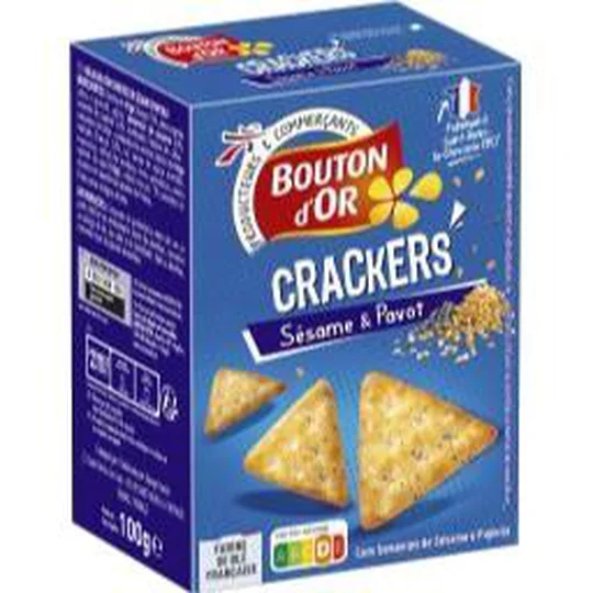 Crackers au sésame & pavot