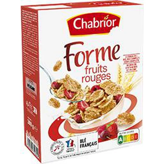 Céréales Forme fruits rouges