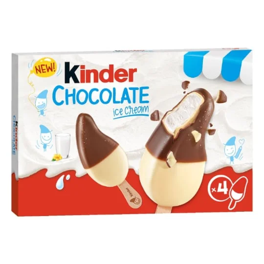 Glace saveur lait et chocolat au lait