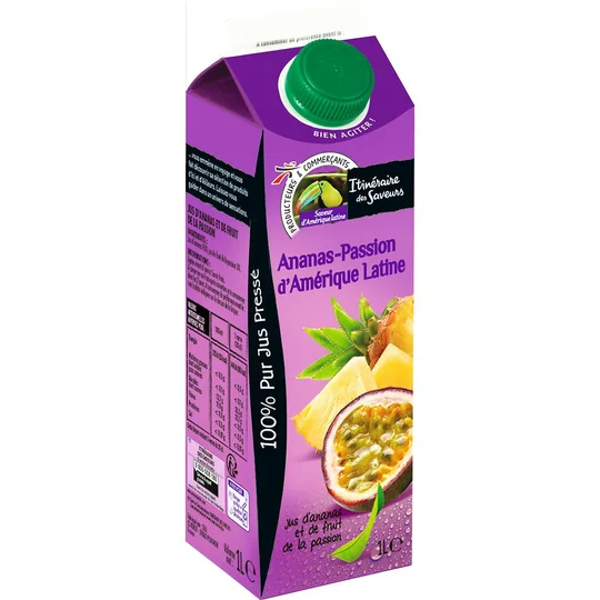 Jus ananas passion d'Amérique latine