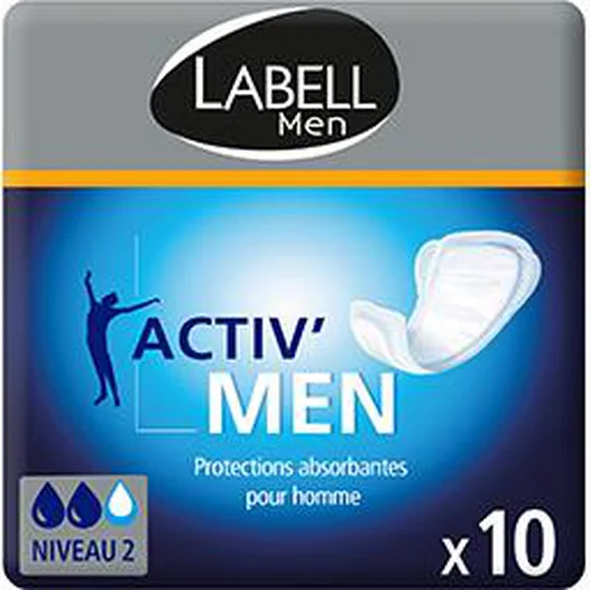 Protections absorbantes pour homme Activ' niveau 2