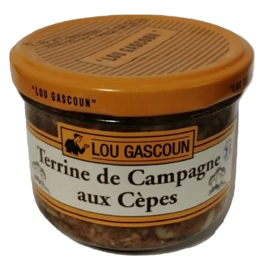 Terrine de campagne aux cèpes