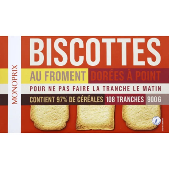 Biscottes au froment