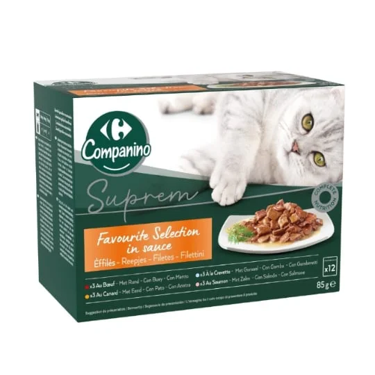 Pâtée pour chat viande/poisson