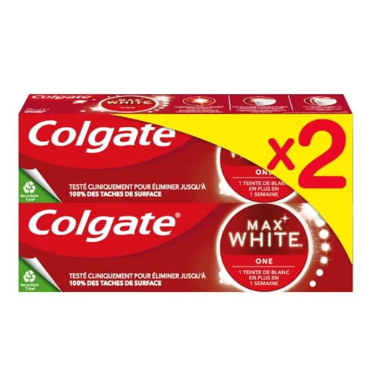 Dentifrice blancheur Max White One