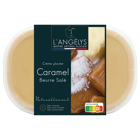 Crème glacée Caramel beurre salé