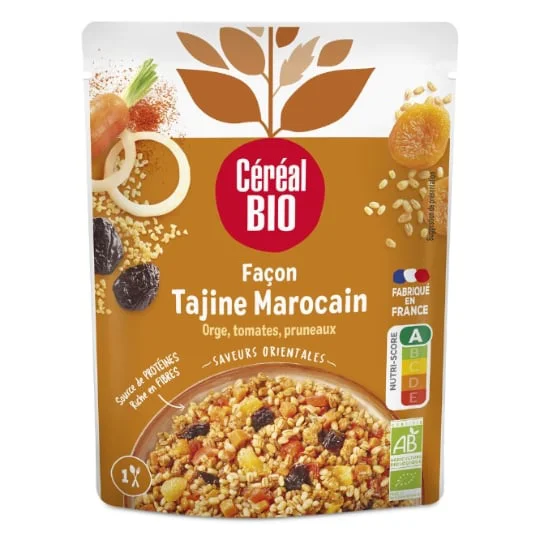 Orge et pruneaux à la Marocaine Bio