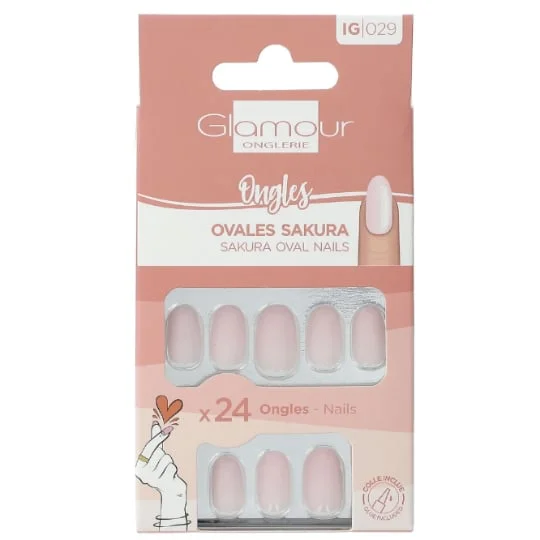 Faux Ongles Ovales Sakura