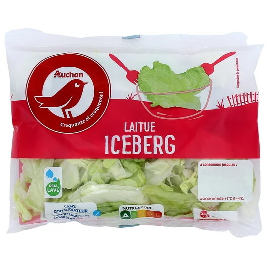 Laitue iceberg déjà lavé
