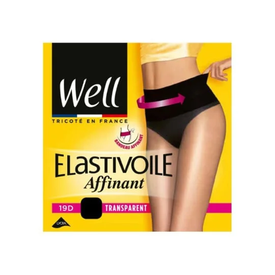 Collant femme noir transparent T4 Elastivoile