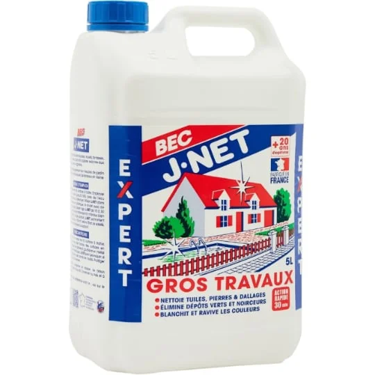 Eau de javel gros travaux