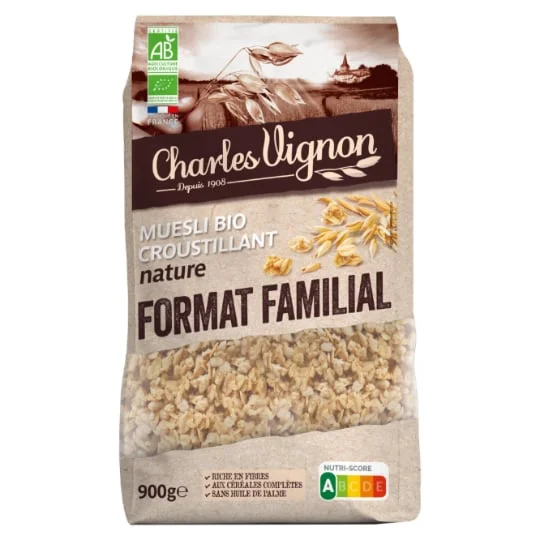 Muesli bio croustillant nature