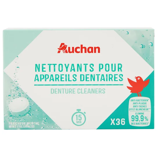 Nettoyants pour appareil dentaires