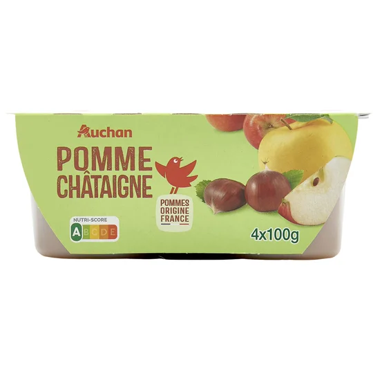 Coupelles pomme châtaigne