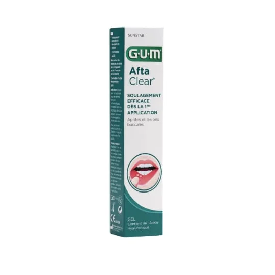Gel aftaclear soulage les aphtes